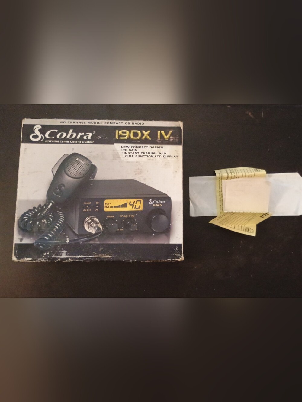 Cobra 19DX IV Mobile CB Radio - Black